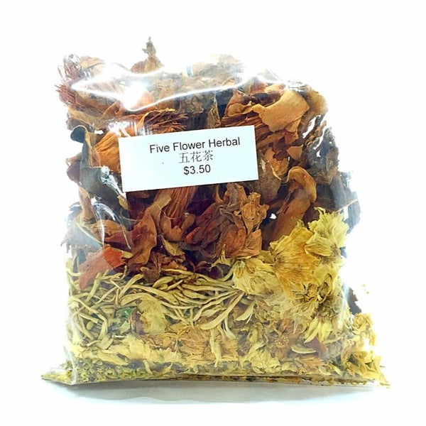 Five flower herbal tea