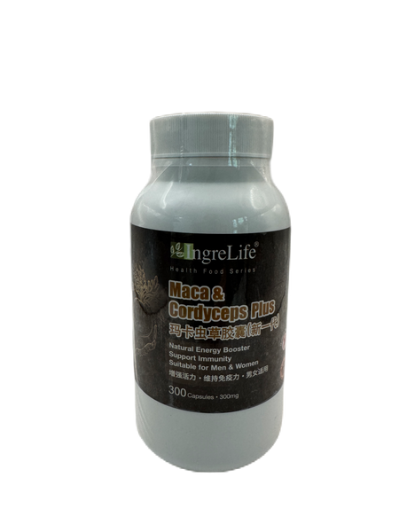 (Herbs Health) Meihua Maca & Cordyceps Plus 300s 玛卡虫草胶囊 （第一代）