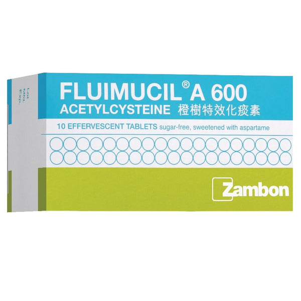 FLUIMUCIL A600 10 Eff tablets