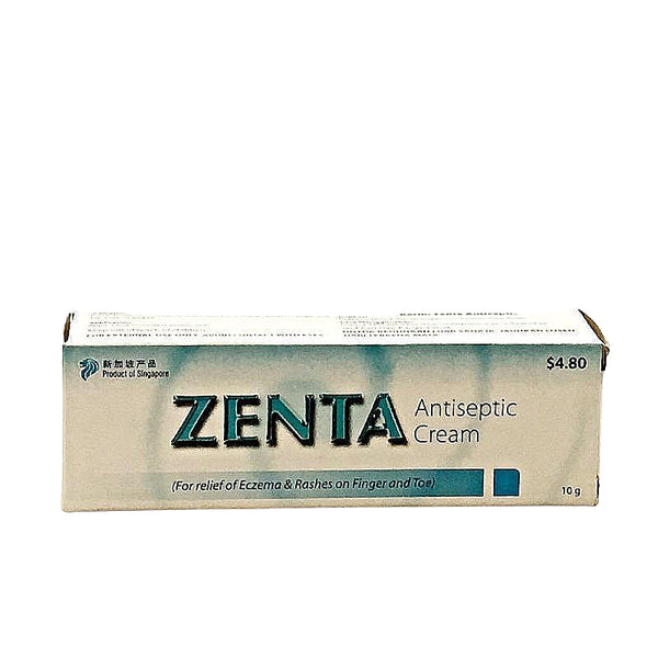 ZENTA ANTISEPTIC CREAM (FOR RELIEF OF ECZEMA & RASHES ON FINGER AND TOE)