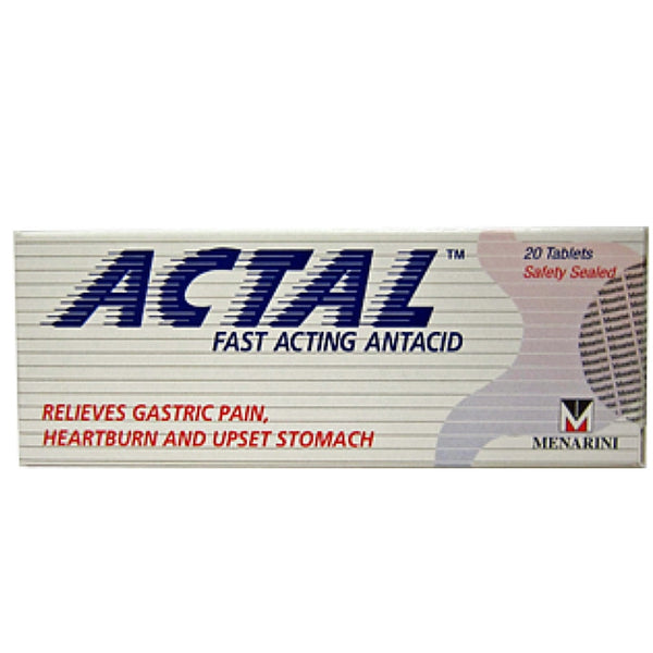 Actal fast acting antacid